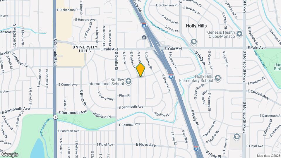 3000 S Fairfax St Map and Location Details