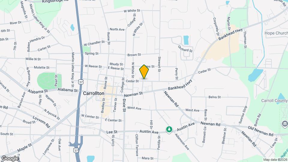 304 Cedar St Map and Location Details