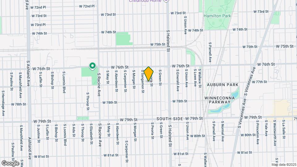910 W 77th St, Unit 1 Map and Location Details