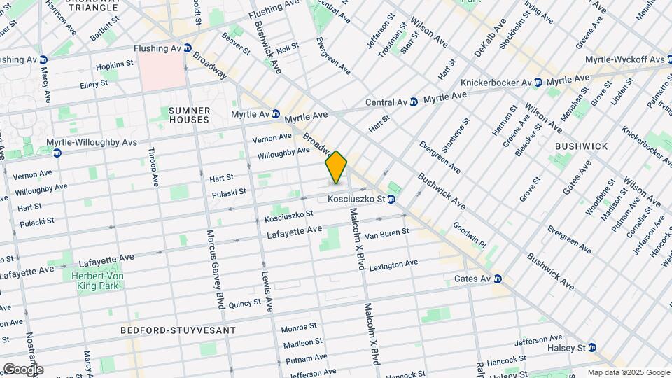 1087 Dekalb Ave Mapa y Detalles de la Ubicación