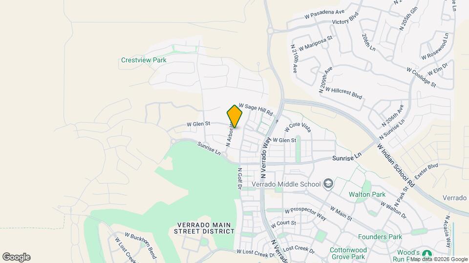 4499 N Arbor Way Map and Location Details