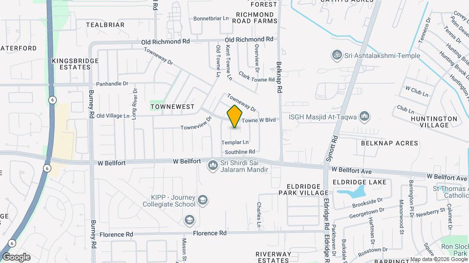 10411 Cedar Towne Ln Mapa y Detalles de la Ubicación