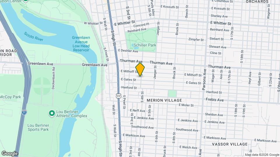 106 E Gates St Map and Location Details