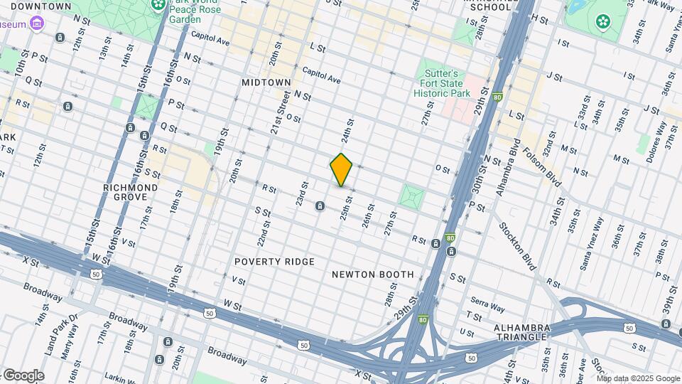 2412 Q St Map and Location Details