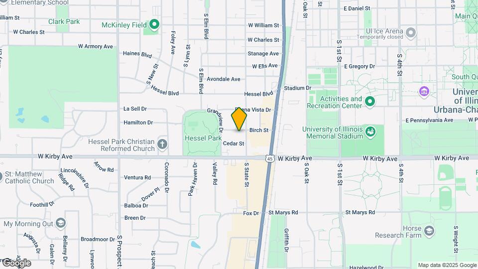 305 W. Birch Mapa y Detalles de la Ubicación
