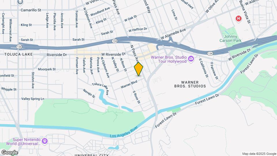 4115-4117 Warner Blvd Mapa y Detalles de la Ubicación