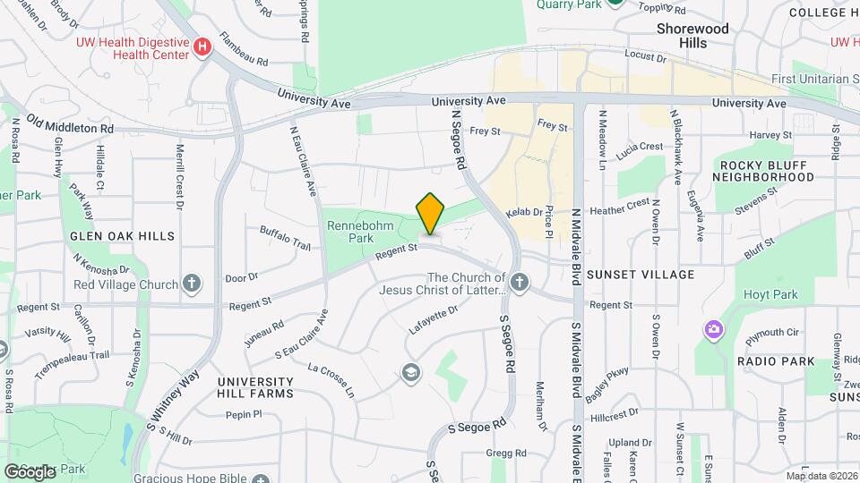 4806 Regent St Map and Location Details