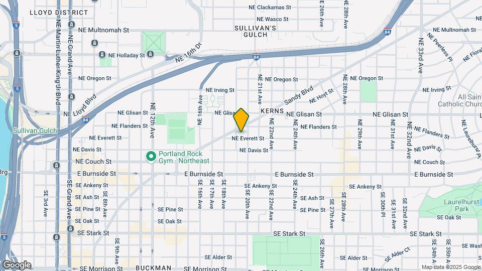 1915 NE Everett Ave Map and Location Details