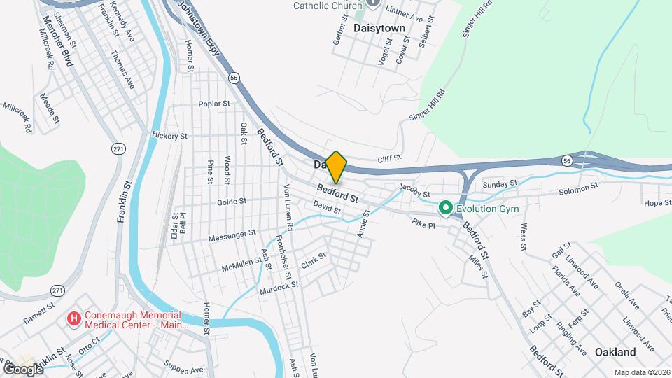 835 Bedford St Map and Location Details