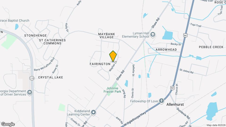 164 Wayfair Ln Map and Location Details