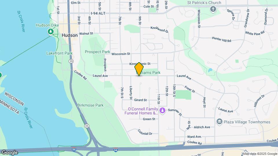 832 Laurel Ave-Unit -Lower Map and Location Details