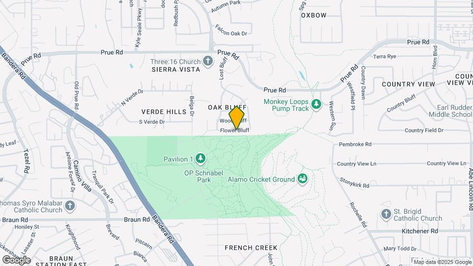 7704 Flower Bluff Map and Location Details