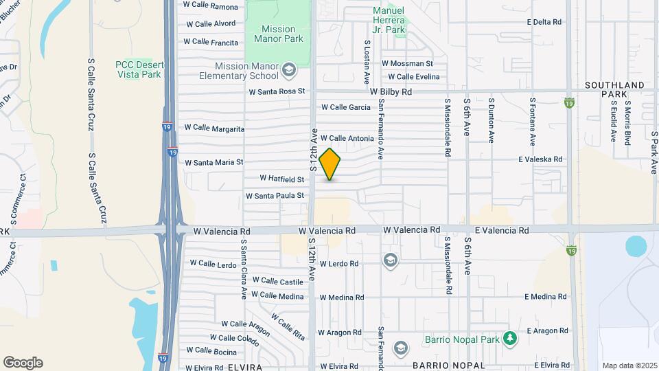 518 W Santa Paula St Map and Location Details