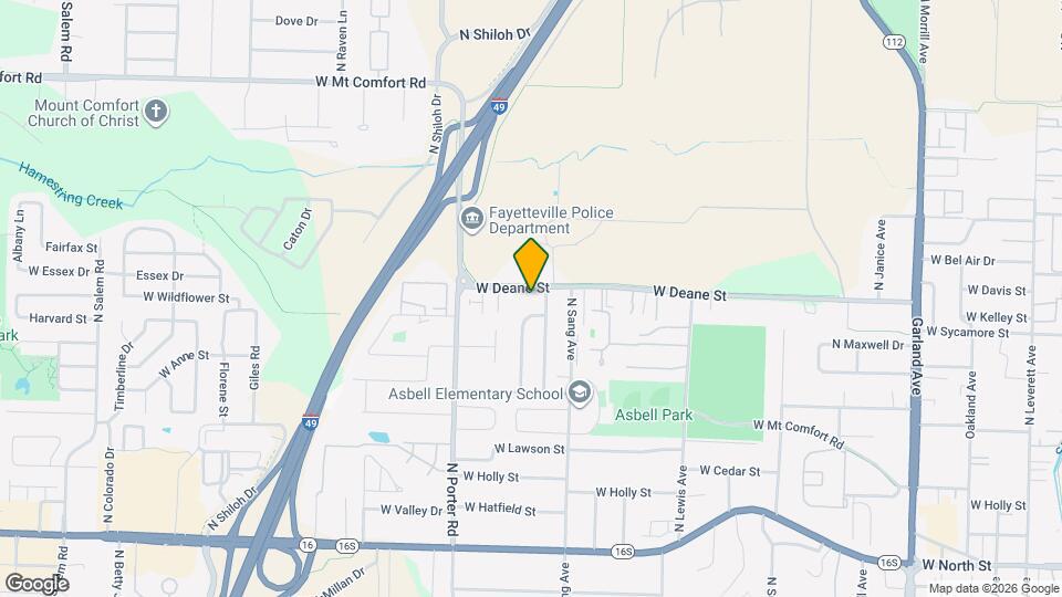 2223 W Deane St Mapa y Detalles de la Ubicación