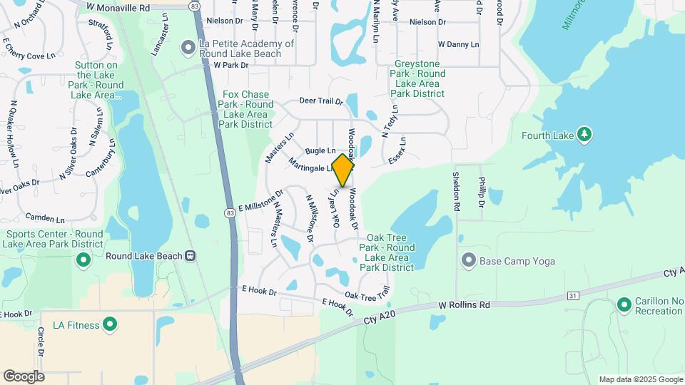 2201 Oak Leaf Ln Map and Location Details
