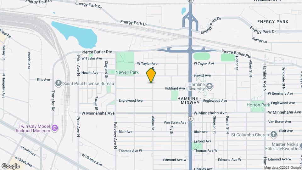 1701 Hubbard Ave Map and Location Details