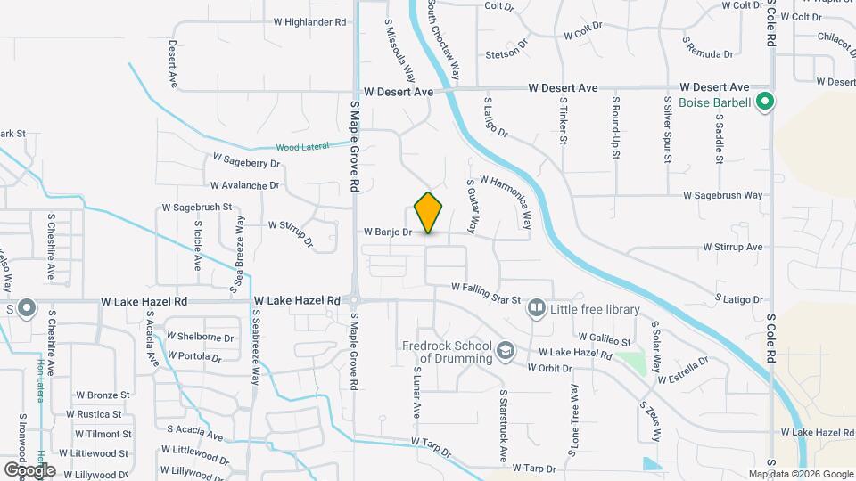 8680 W Stirrup St Map and Location Details