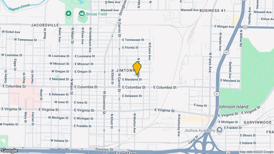 654 E Maryland St Map and Location Details