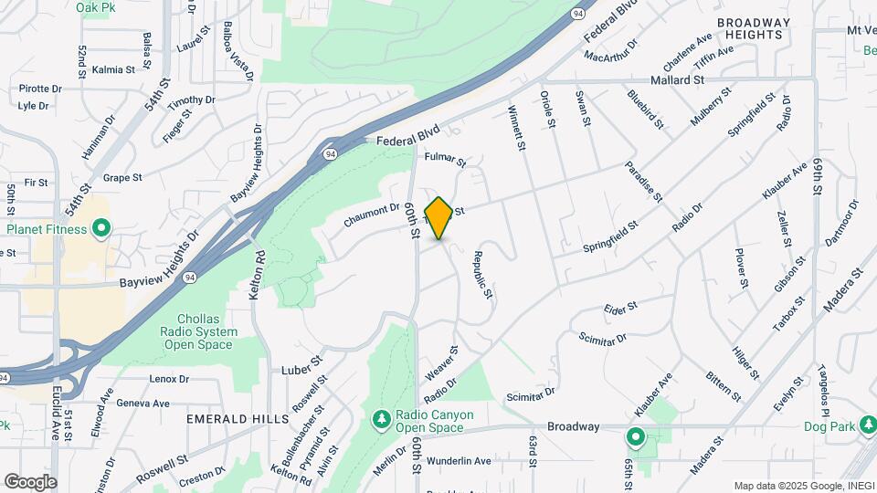 6025 Dipper St Map and Location Details