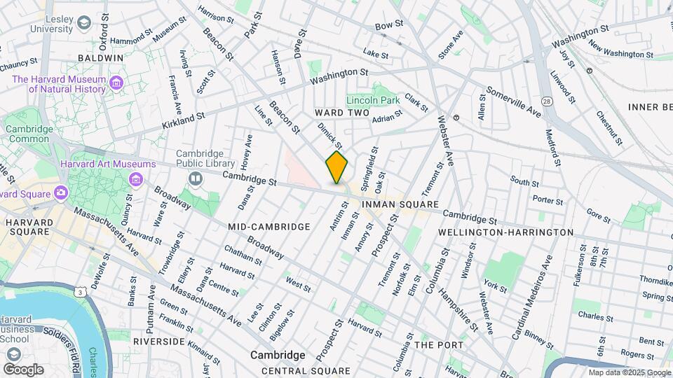 1429 Cambridge St, Unit 2 Map and Location Details