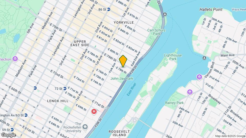 519 E 78th St Map and Location Details