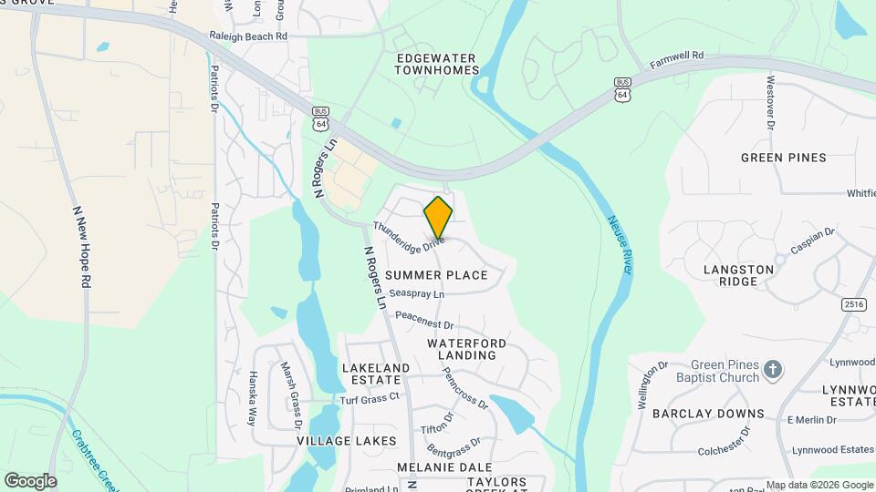 5400 Thunderidge Drive Map and Location Details