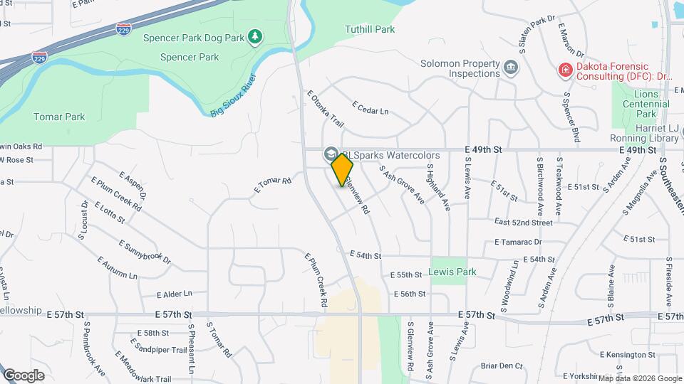 4300 S Hickory Hill Rd Map and Location Details