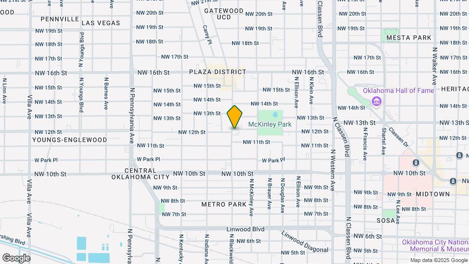 1216 N Blackwelder Anx Mapa y Detalles de la Ubicación