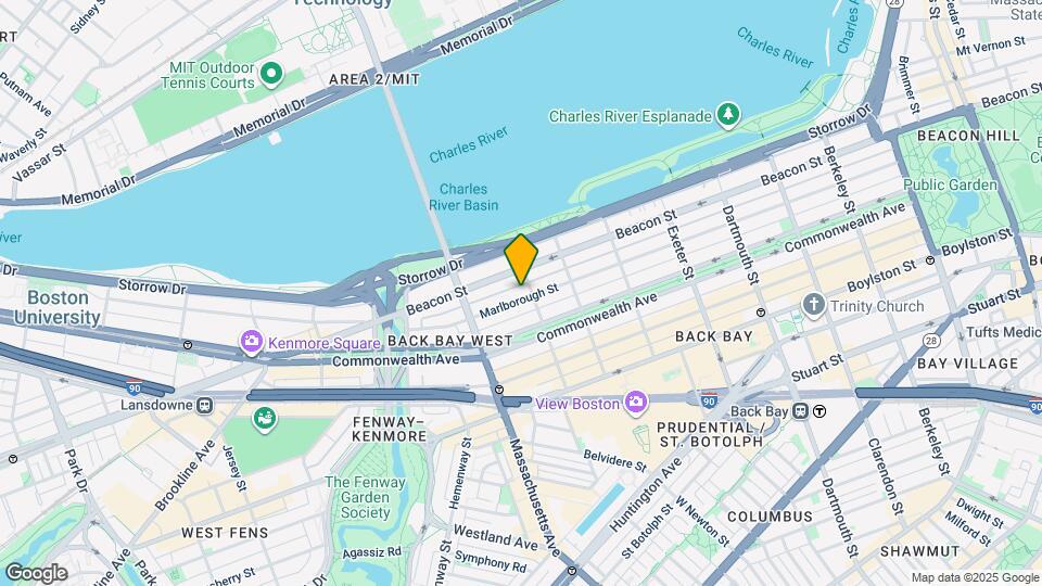 365 Marlborough St, Unit 6 Map and Location Details
