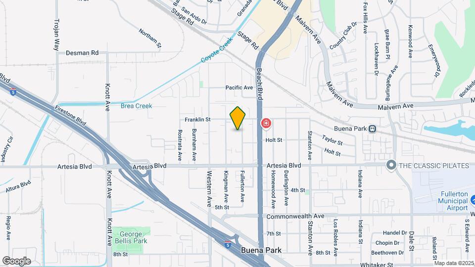 5811 Fullerton Ave Mapa y Detalles de la Ubicación