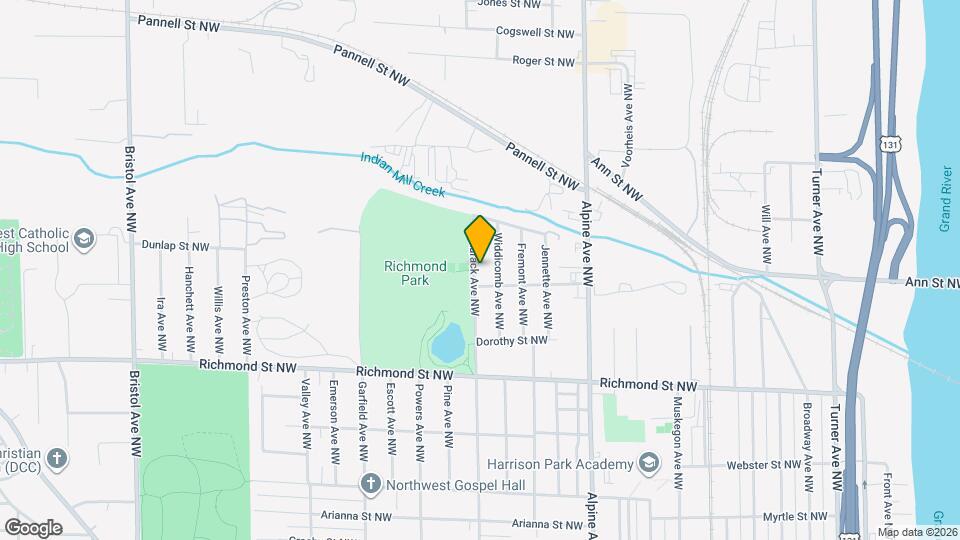 1756 Tamarack Ave NW Map and Location Details