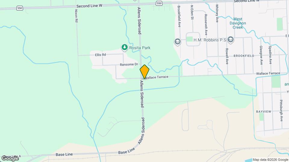 202 Allens Sideroad Map and Location Details