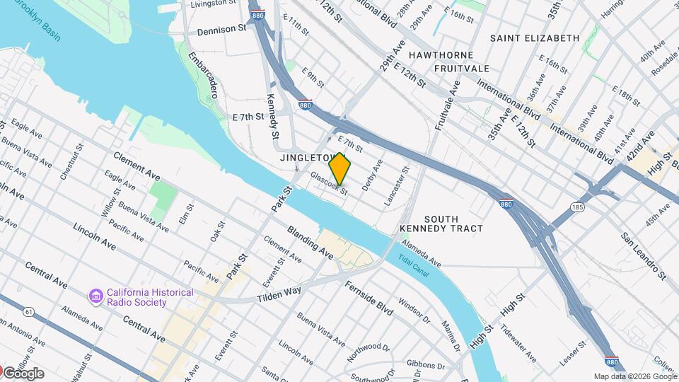 2939 Glascock St Map and Location Details