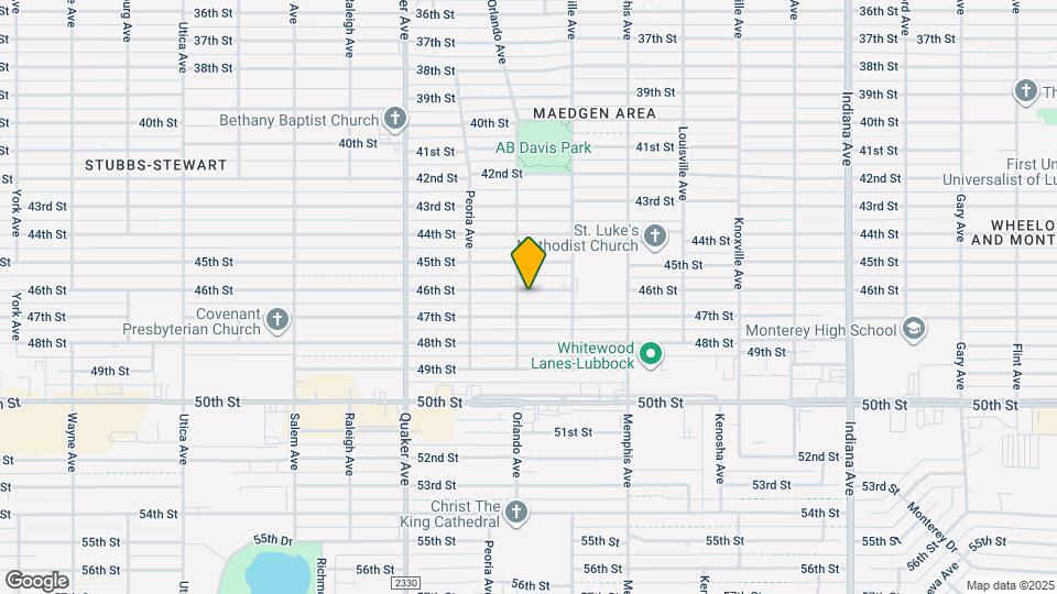 4013 46th St Map and Location Details