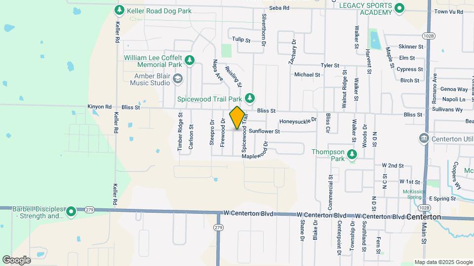 520 Dewberry Ln Map and Location Details