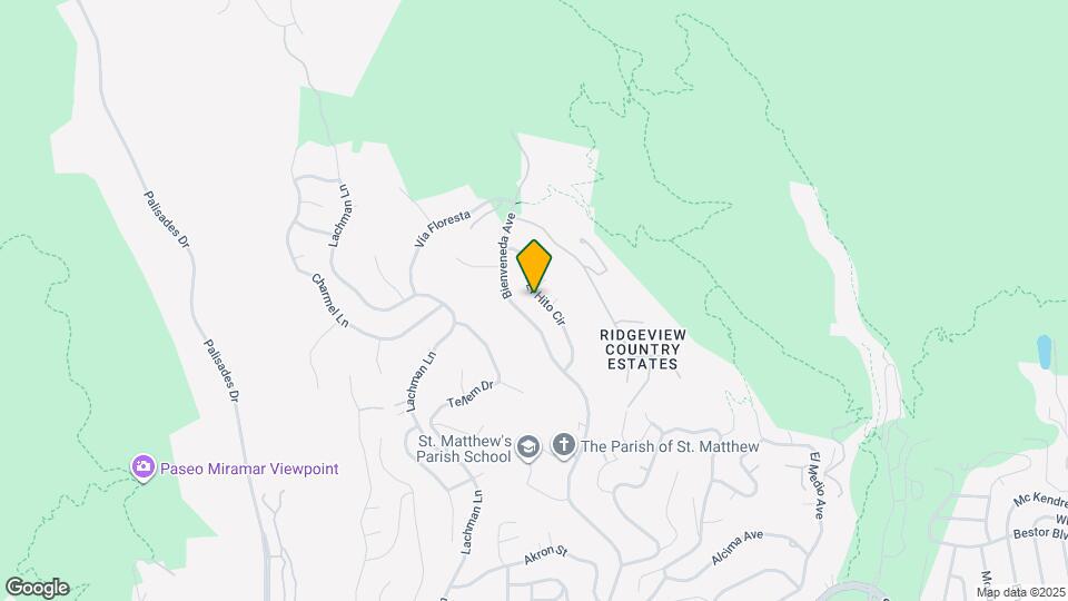 1295 El Hito Cir Map and Location Details