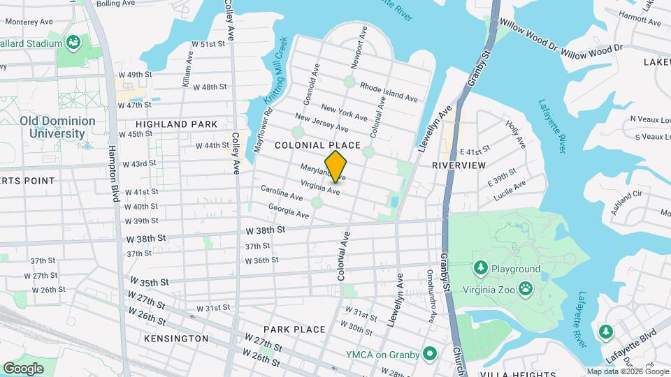 528 Virginia Ave Map and Location Details