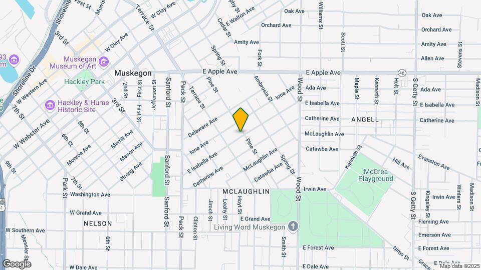1211 Pine St, Unit Apt 2 Map and Location Details