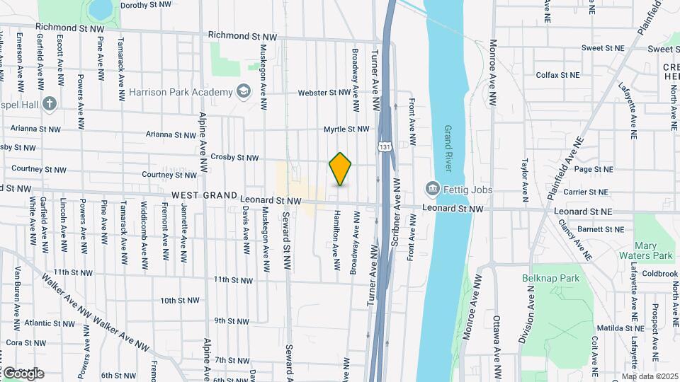 1216 Hamilton Ave NW Map and Location Details