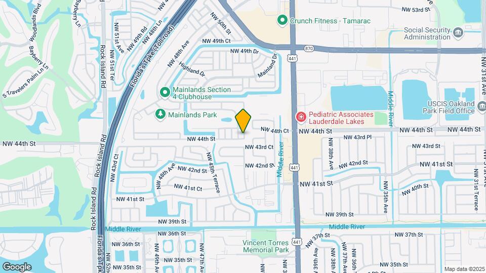 4401 NW 43rd Ave Map and Location Details
