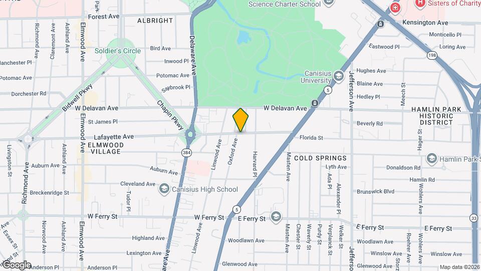 929 Lafayette Ave Map and Location Details