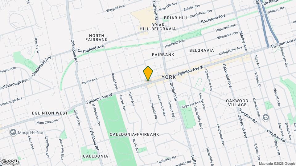 1944 Eglinton Ave W Map and Location Details