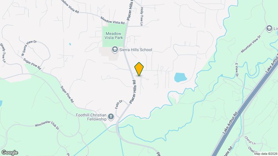 16360 Placer Hills Rd Mapa y Detalles de la Ubicación