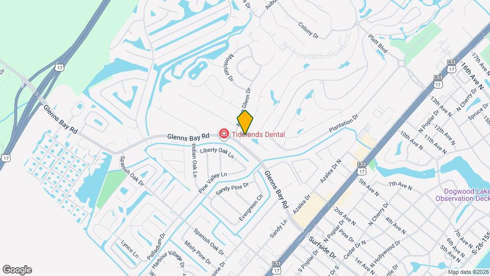 406 Garden Dr Map and Location Details