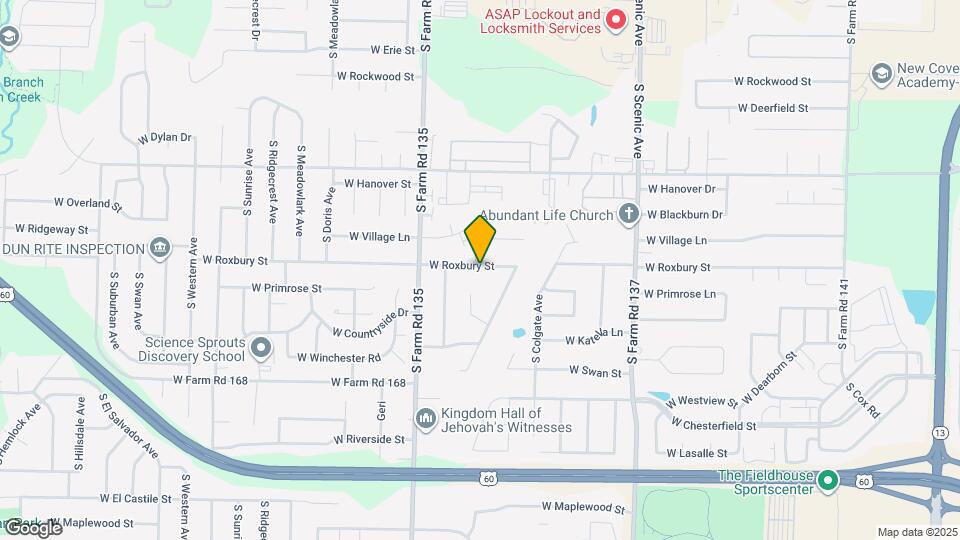 2970 W Roxbury St Map and Location Details