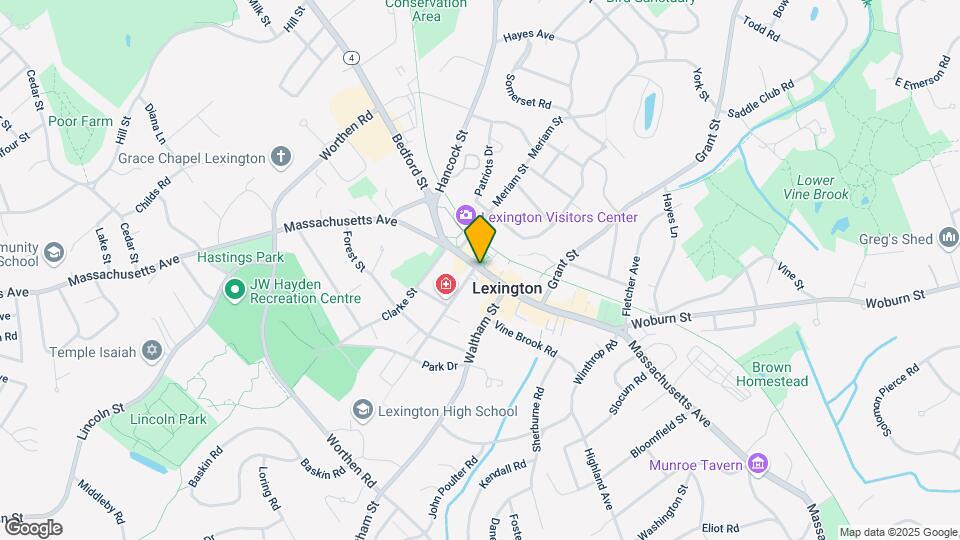 1796 Massachusetts Ave, Unit 2 Map and Location Details