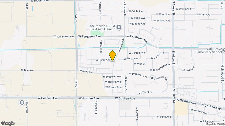 6250 W Vine Ave Mapa y Detalles de la Ubicación
