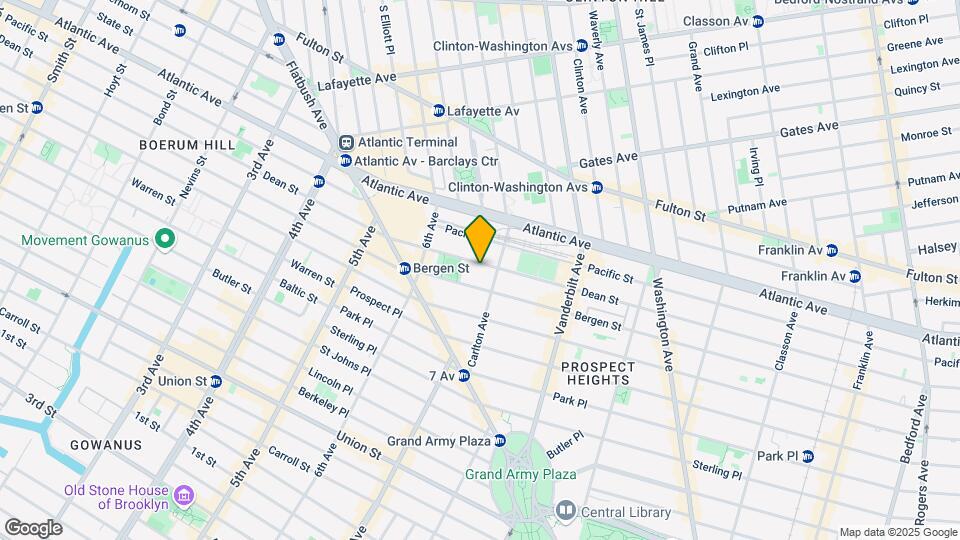 556 Dean St Mapa y Detalles de la Ubicación
