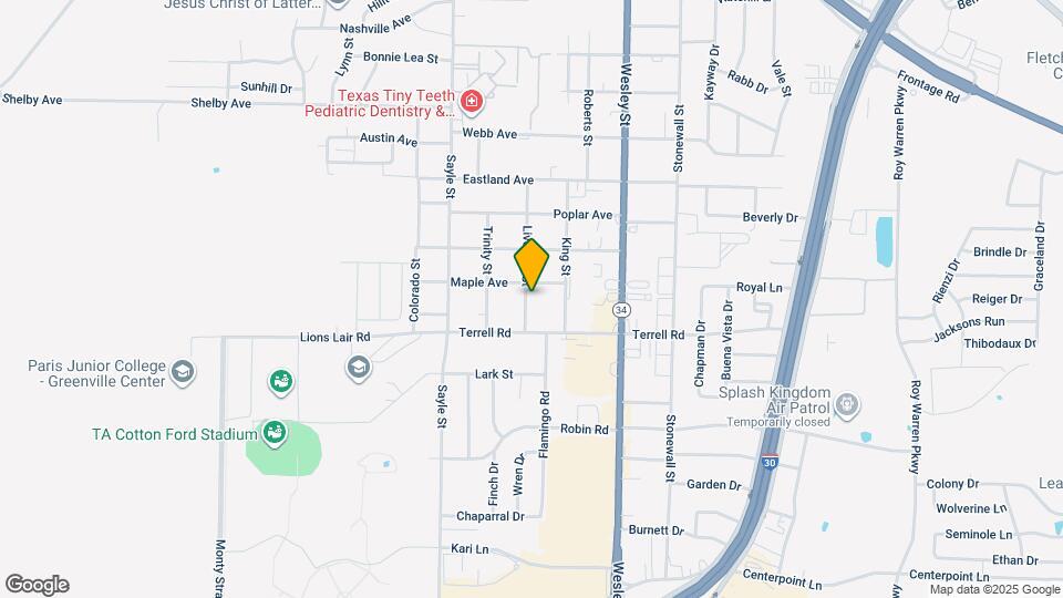 6203 Live Oak St Map and Location Details