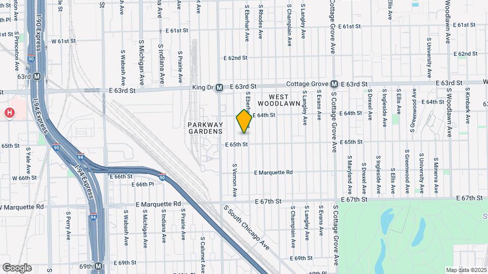 6446 S Eberhart Ave Mapa y Detalles de la Ubicación